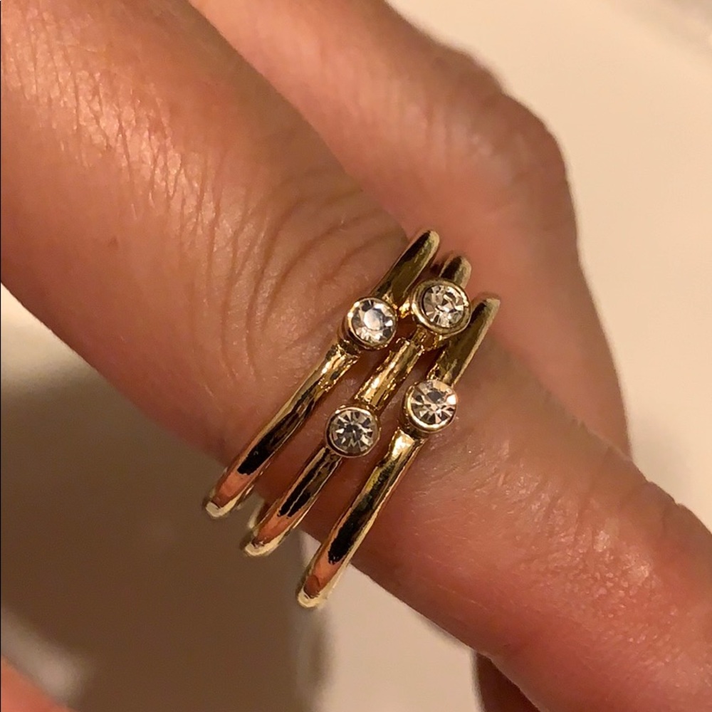 3 stackable rings NWT